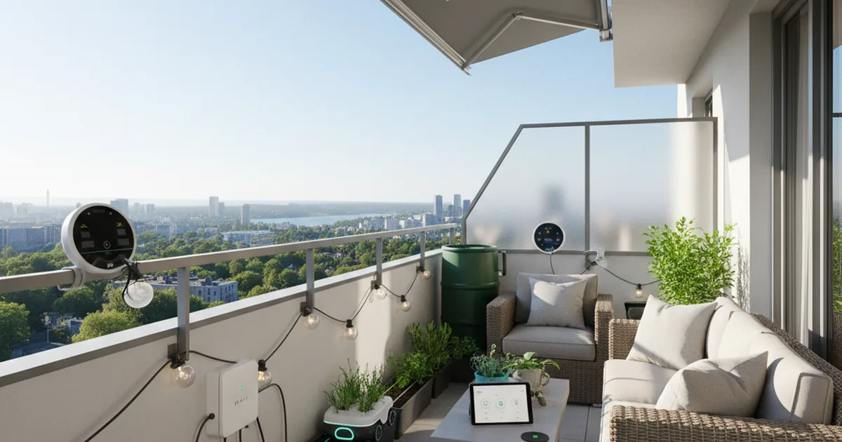 Smart Home auf dem Balkon: Clever automatisieren und Outdoor-Komfort neu erleben