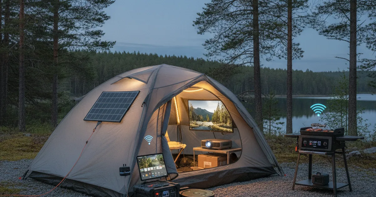 Smart Home Camping: Technik für Zelt, Wohnwagen und Wohnmobil