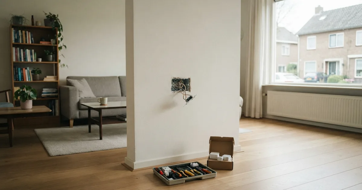 Smart Home nachträglich nachrüsten im modernen Wohnzimmer